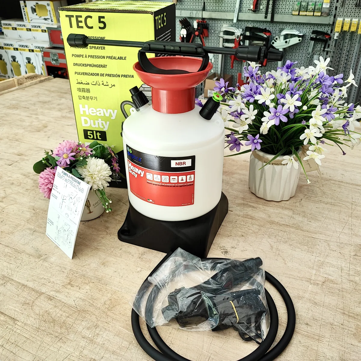 23794   Bình phun bọt tuyết 5 lít TEC 5, gioăng NBR 091255