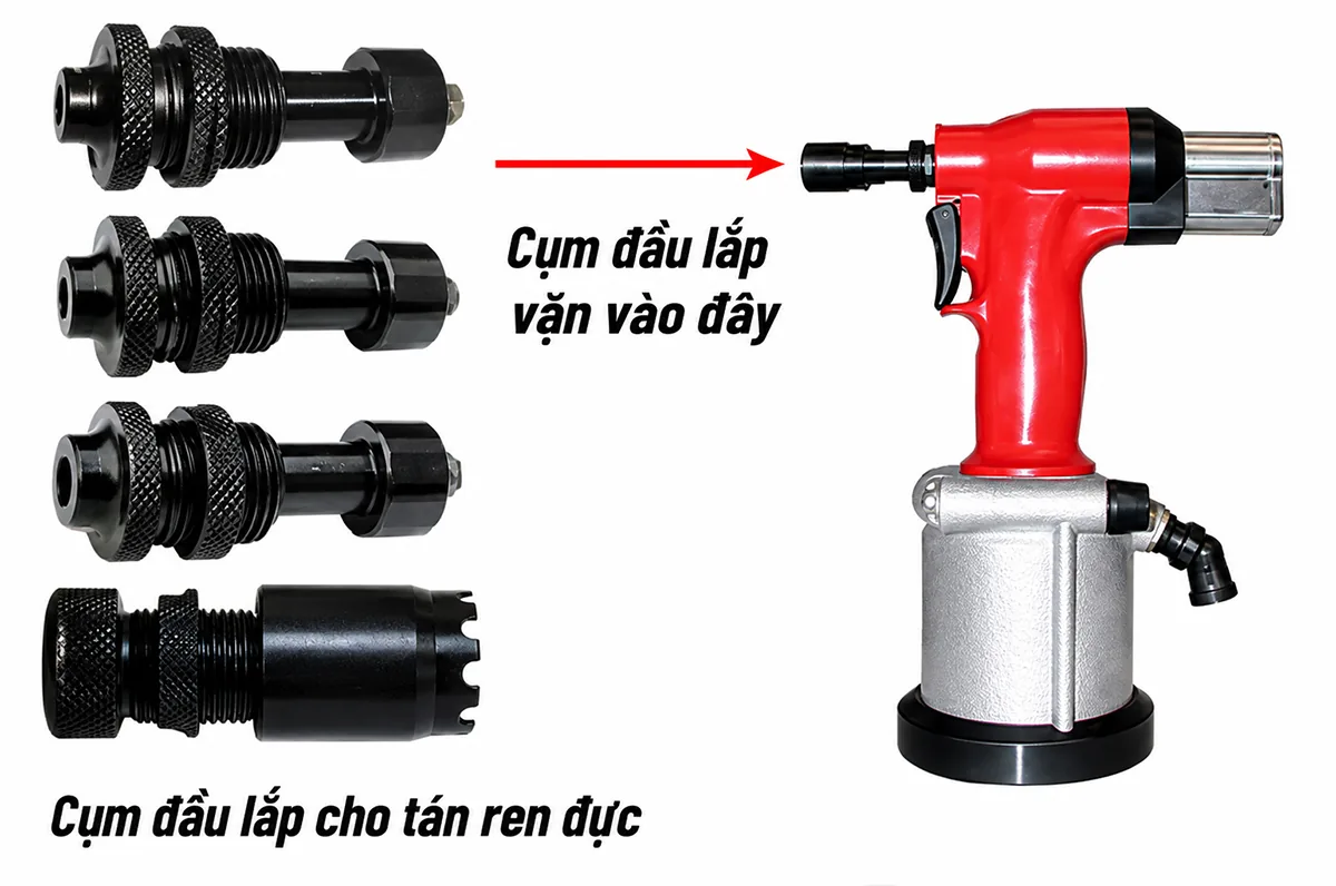 Bo dau kep Rivbolt RIVIT 2