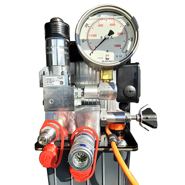 Bơm thủy lực Leva chạy điện, dùng cho máy xiết ốc Alkitronic thumbnail 3