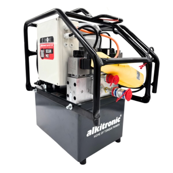 Bơm thủy lực Torro Docu công suất 1.1 kW cho máy xiết bulong bằng thủy lực, có ghi chép