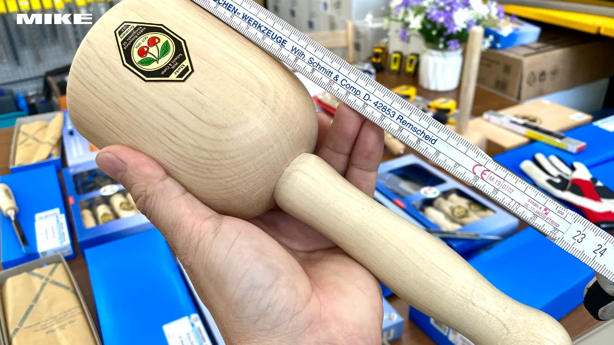 Búa gỗ thợ mộc hình quả chuông (6)