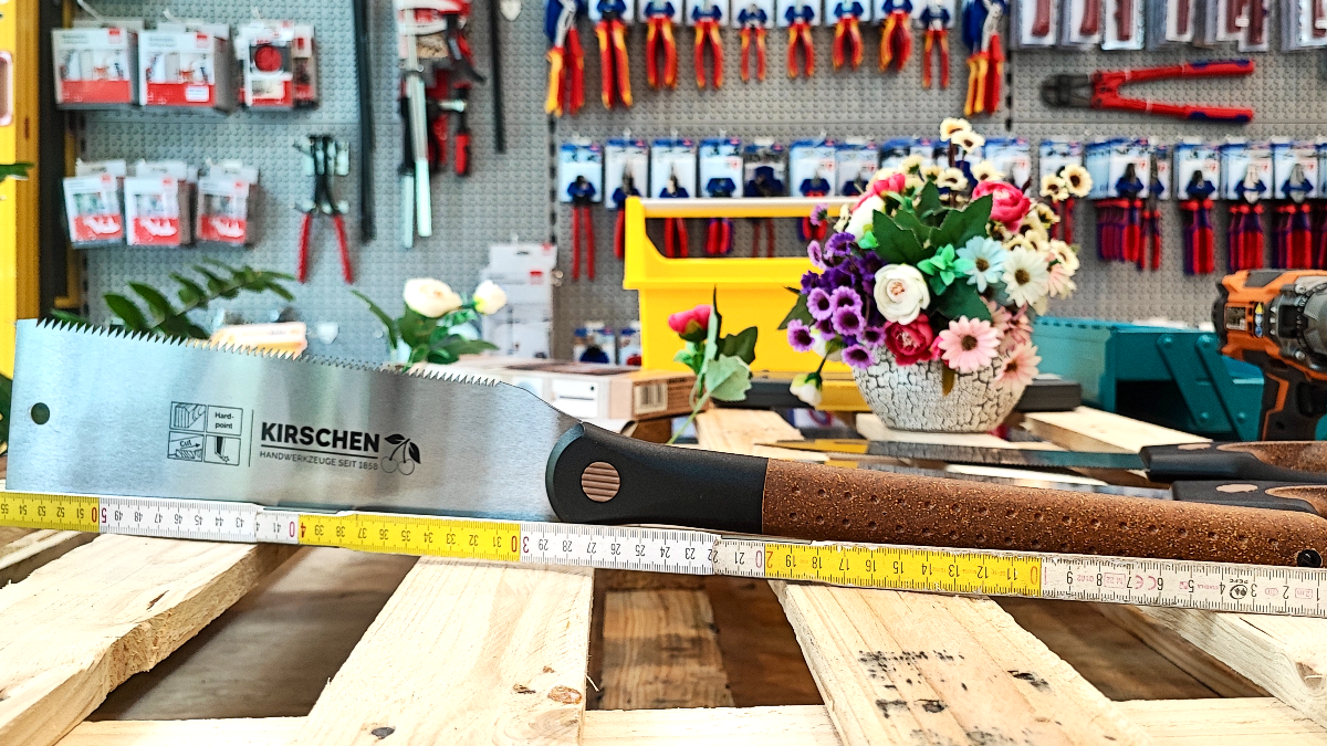 Cưa Ryoba 2 lưỡi Kirschen 240mm răng 17 và 9 TPI