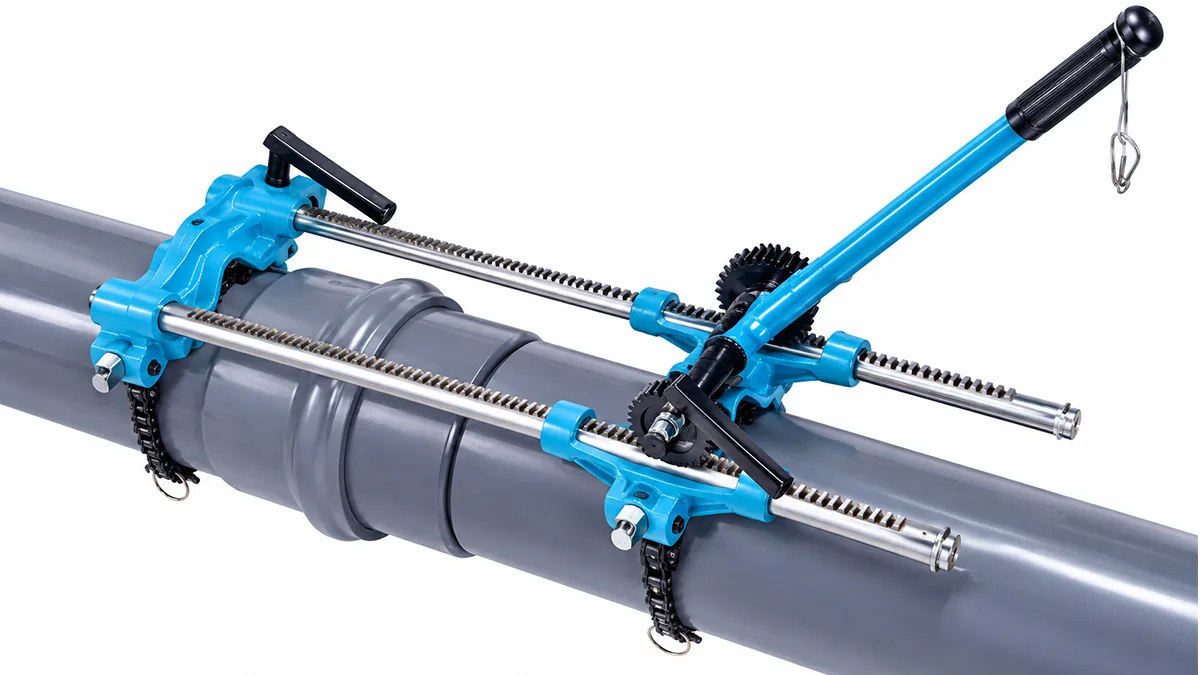 Dung cu lap ghep ong nhua PVC Ø75–200mm MCC PIS 1