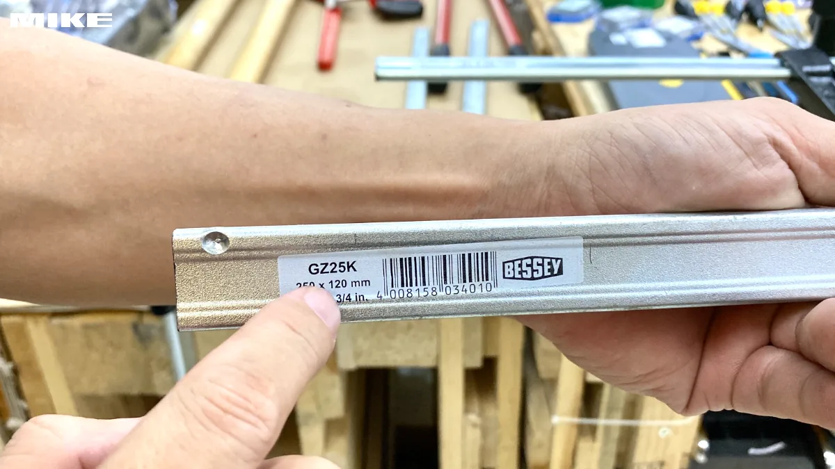 GZ25K   Cảo chữ F độ mở ngàm 250mm (9)