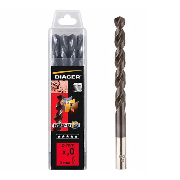 Hộp 5 mũi khoan sắt Ø13.0mm