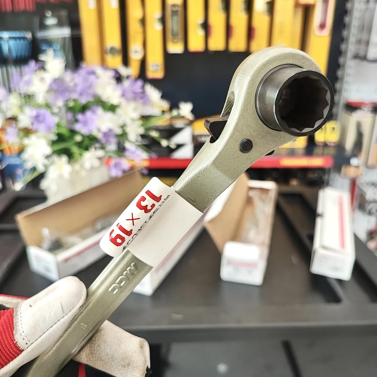 RW 1319   Cờ lê đuôi chuột tuýp đôi ngắn 102707