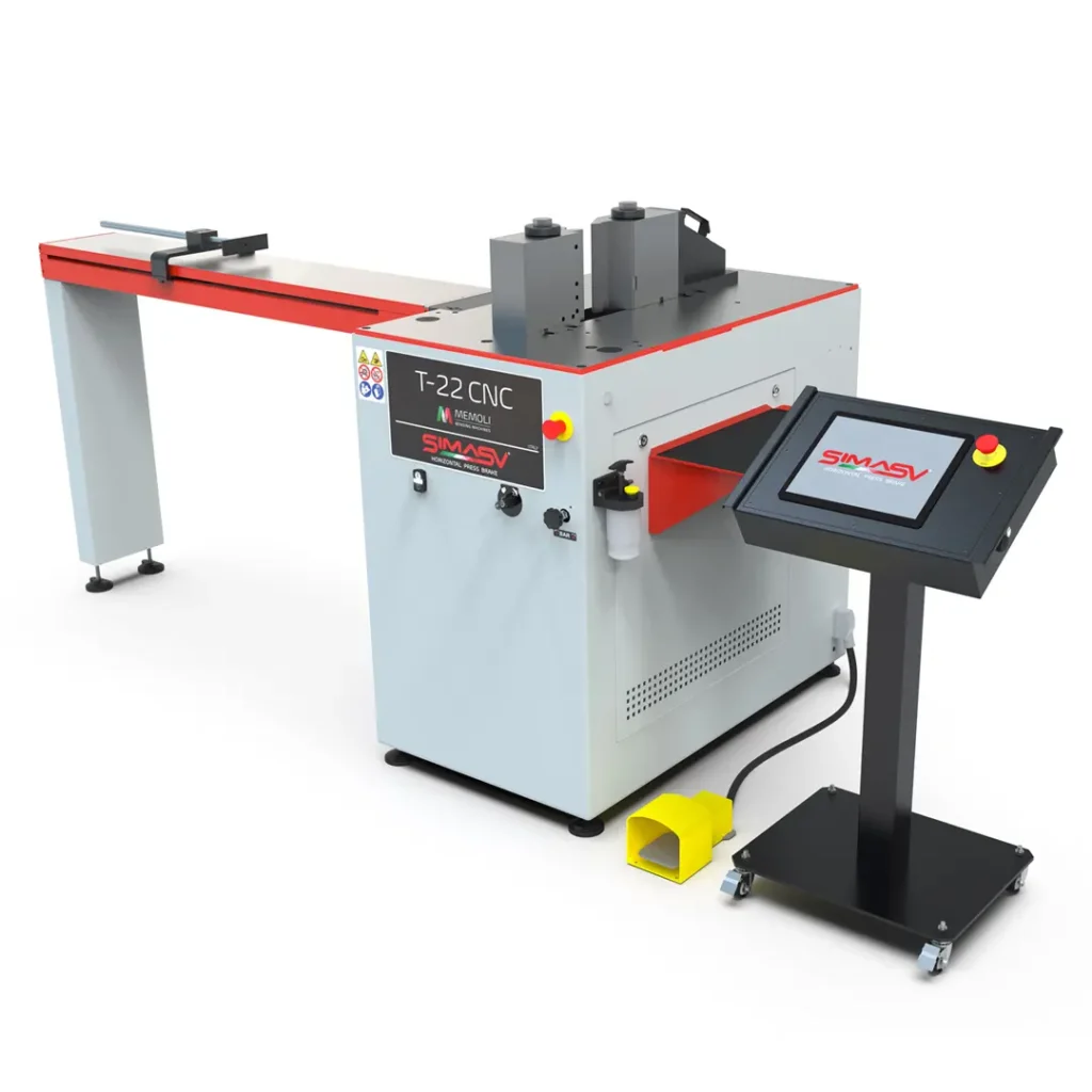 Máy chấn ngang thủy lực SIMASV T 22, lực ép 22 tấn