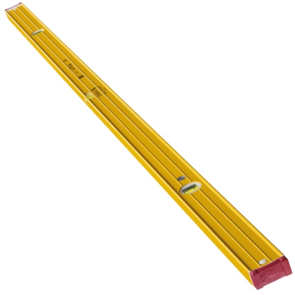 STABILA Type 96-2 Spirit Level 183cm, Item 15230, sawtooth reinforcing ribs