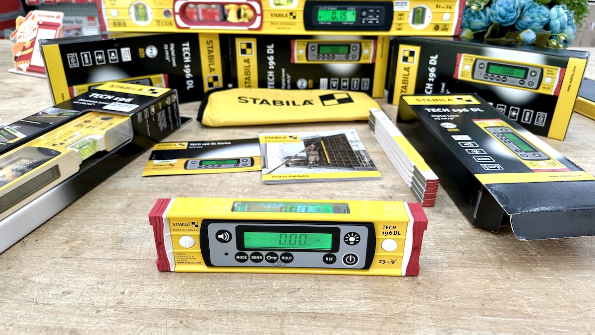 Thuoc thuy dien tu TECH 196 DL Stabila