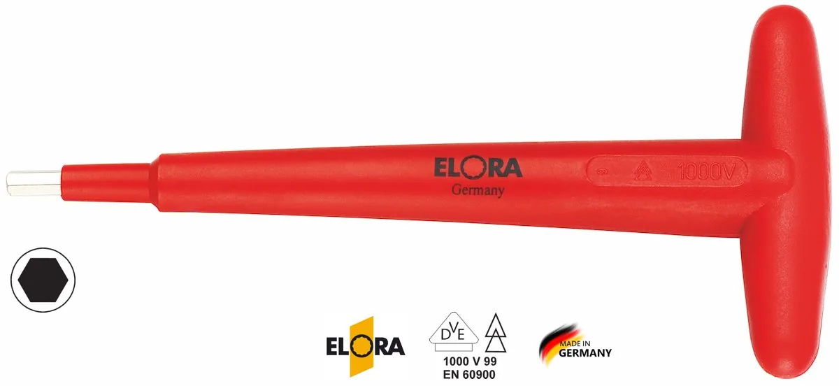 Lục giác tay cầm chữ T cách điện ELORA 956 Series
