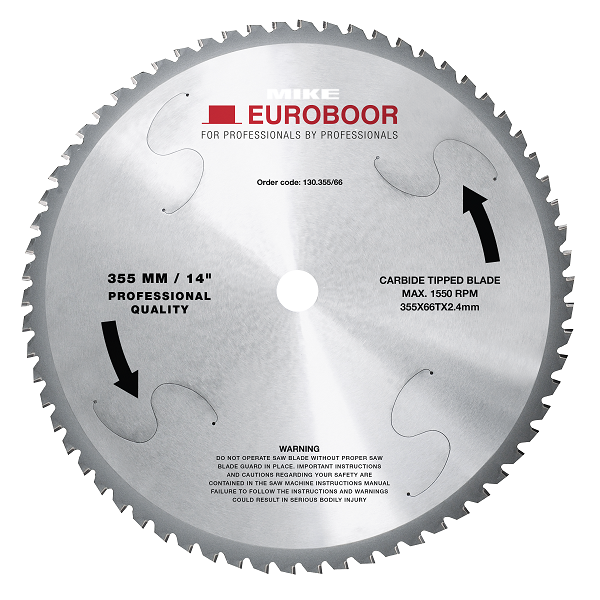 Lưỡi cưa cho máy cưa vòng EUROBOOR 130.355/66 phôi inox