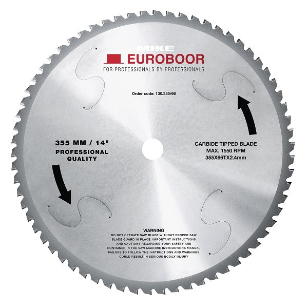 Lưỡi cưa cho máy cưa vòng EUROBOOR 130.355/66 phôi inox