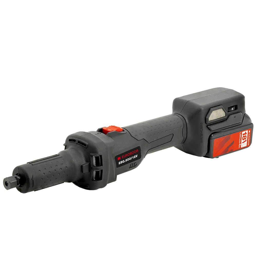 Bộ máy mài die chạy pin 18V, 26000 RPM. Euroboor EBG.600/18V Set (5Ah) - 1/4, 6 thumbnail 2