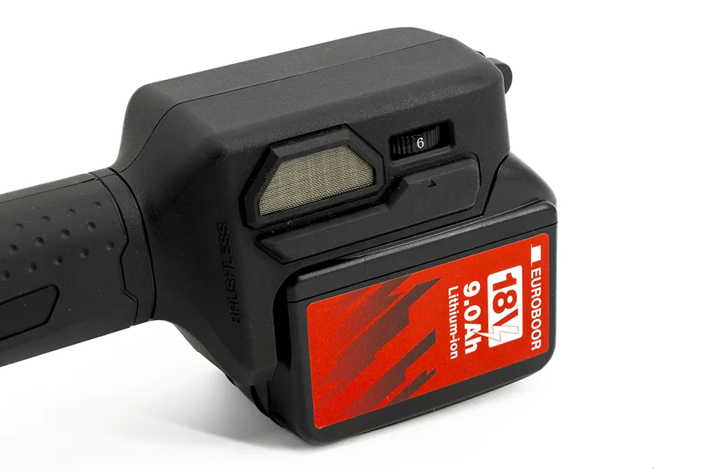Bộ máy mài die chạy pin 18V, 26000 RPM. Euroboor EBG.600/18V Set (5Ah) - 1/4, 6 thumbnail 3