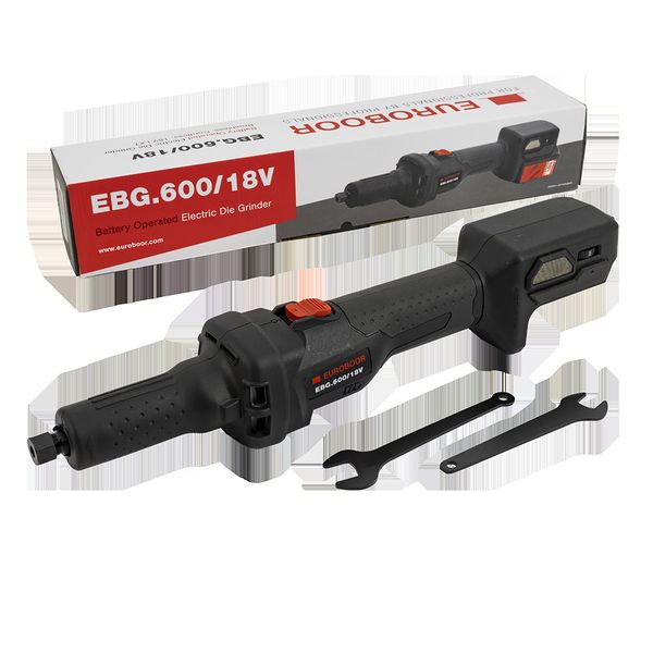 Battery operated die grinder 18V, 26000 RPM. Euroboor EBG.600/18V - 1/4, 6