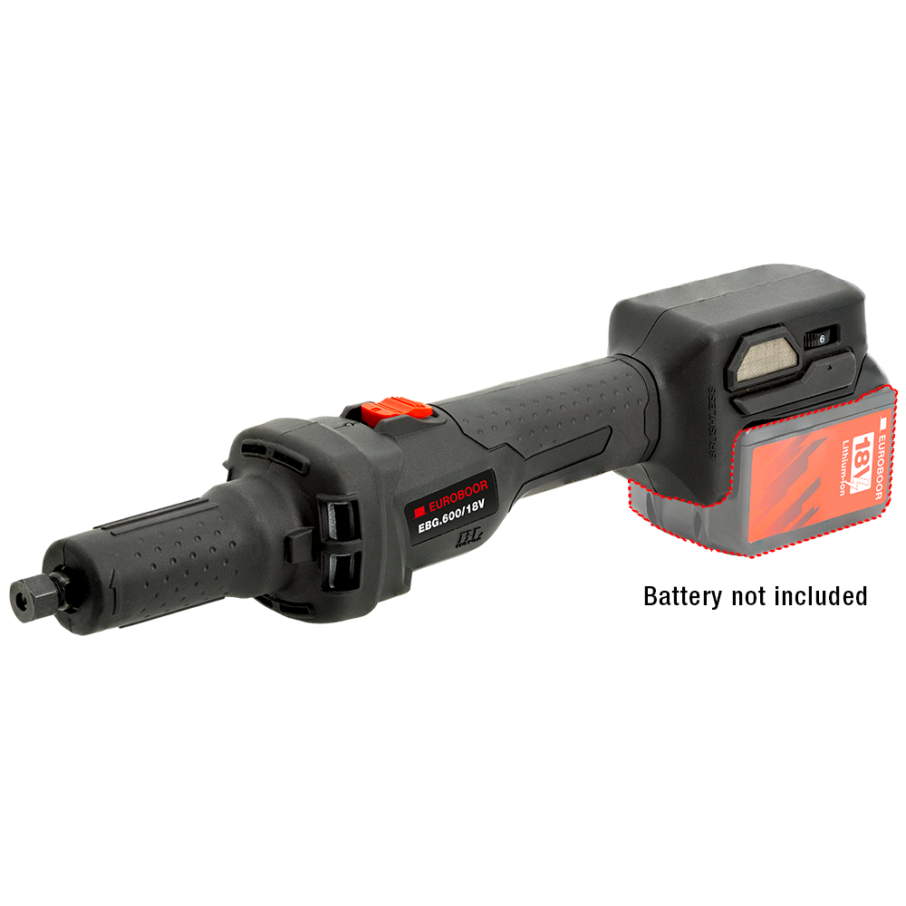 Battery operated die grinder 18V, 26000 RPM. Euroboor EBG.600/18V - 1/4, 6 thumbnail 2