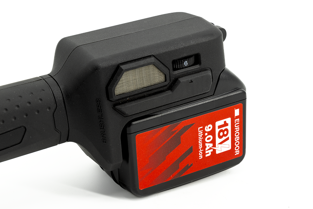 Battery operated die grinder 18V, 26000 RPM. Euroboor EBG.600/18V - 1/4, 6 thumbnail 4