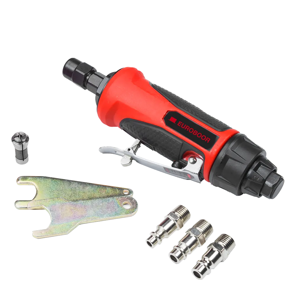 Air die grinder set, 20000 RPM. Euroboor ADG.2S-CASE - 1/4, 6 thumbnail 3