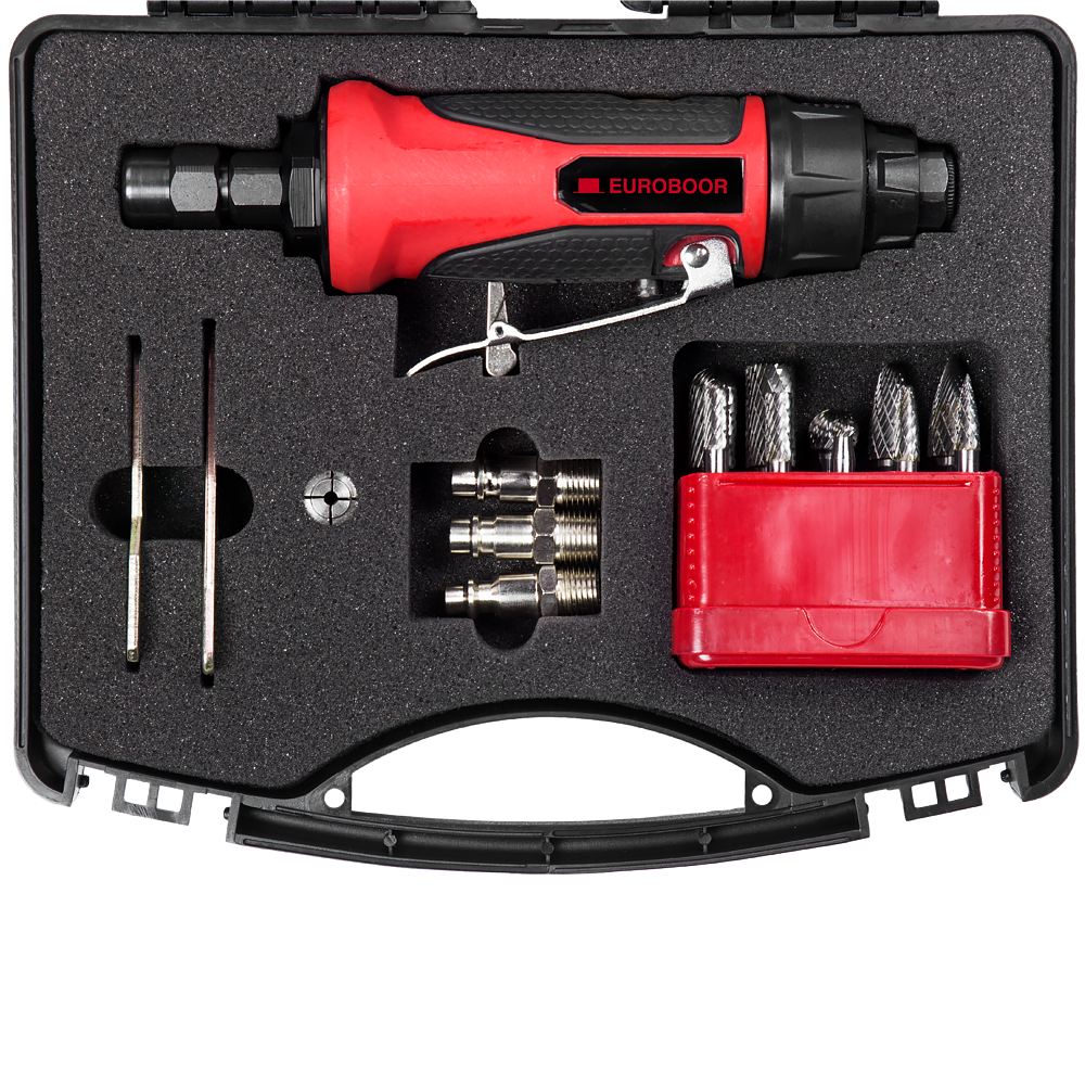 Bộ máy mài khí nén, 20000 RPM. Euroboor ADG.2S-SET - 1/4, 6 thumbnail 2