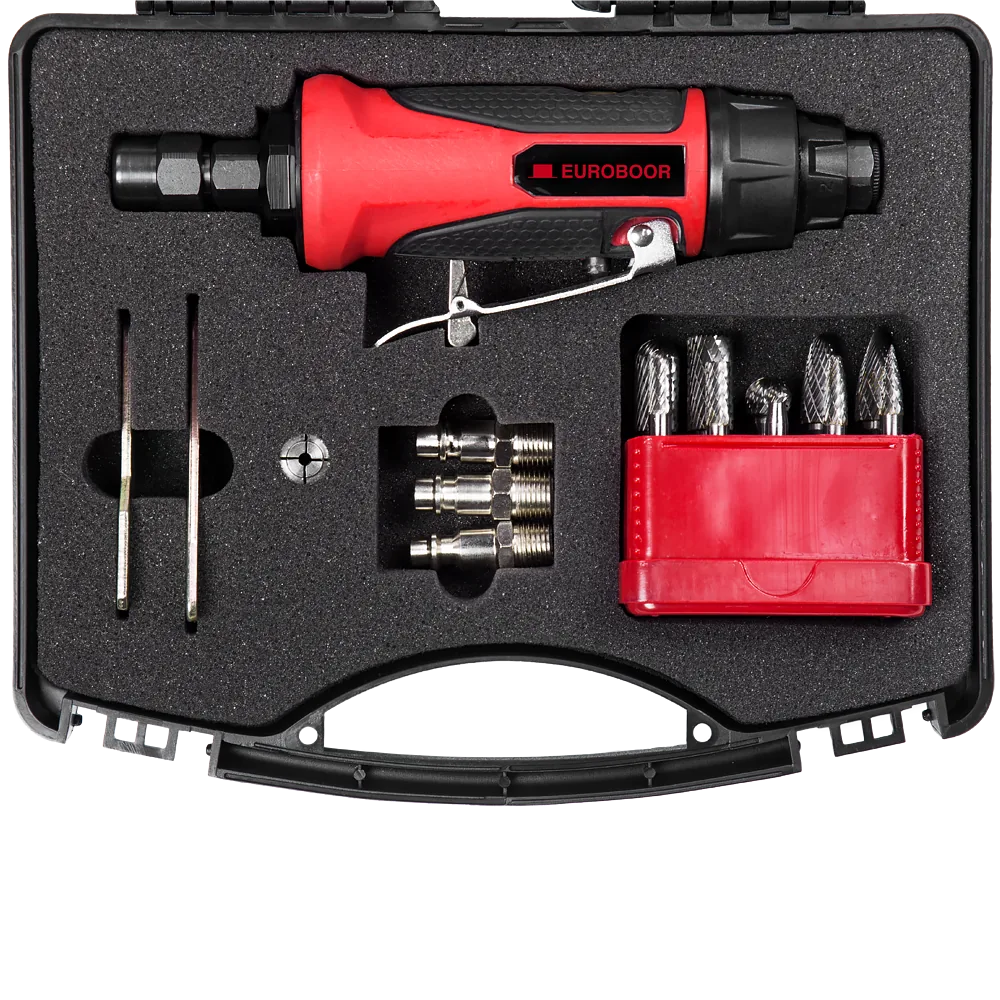 Bộ máy mài khí nén đầu thằng 6.3mm tốc độ quay 20000 RPM. Euroboor ADG.2S-SET thumbnail 2