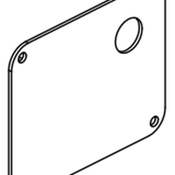 Panel plate rear side for ECO.30. Euroboor PP.30/2 - 55, mm (metric)