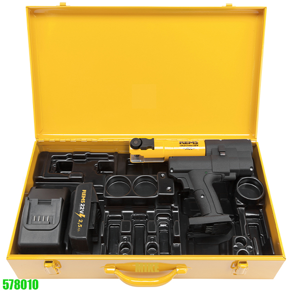 Bộ máy bóp ống Mini-Press 57801, xuyên tâm, cầm tay Ø10-40 mm