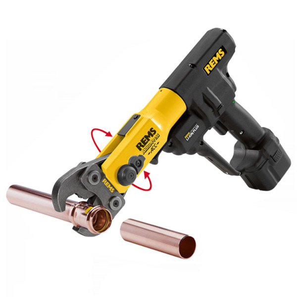 Máy bóp ống bằng thủy lực chạy pin REMS Akku-Press, lực max 32KN