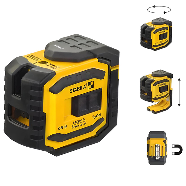 Máy cân mực laser LAX 300G tia xanh, quả rọi, thang đo 30m thumbnail 2