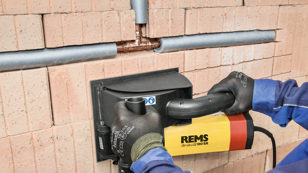 Máy cắt rãnh tường REMS Krokodil