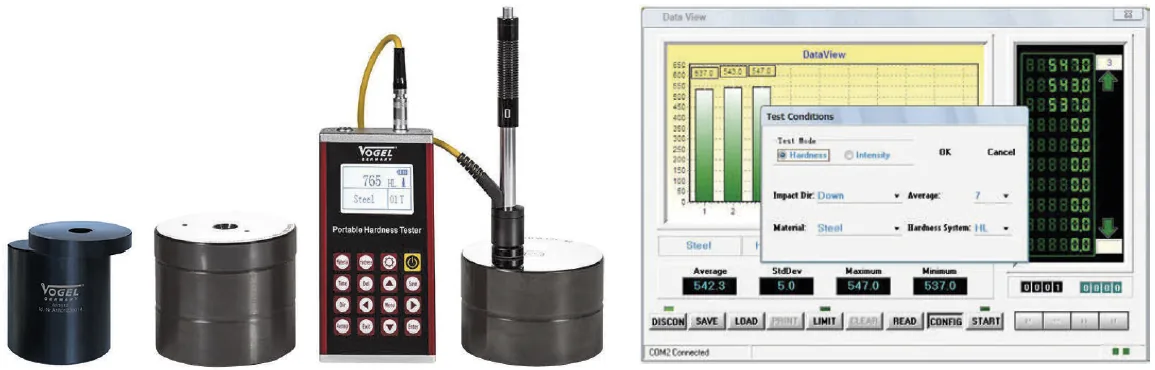 Máy đo độ cứng vạn năng Universal Digital Rebound Hardness Tester