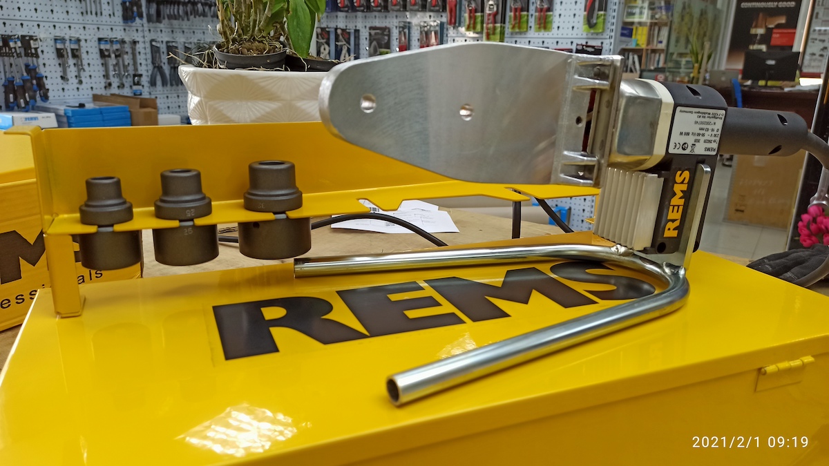 Máy hàn ống nhựa REMS MSG sản xuất tại Đức
