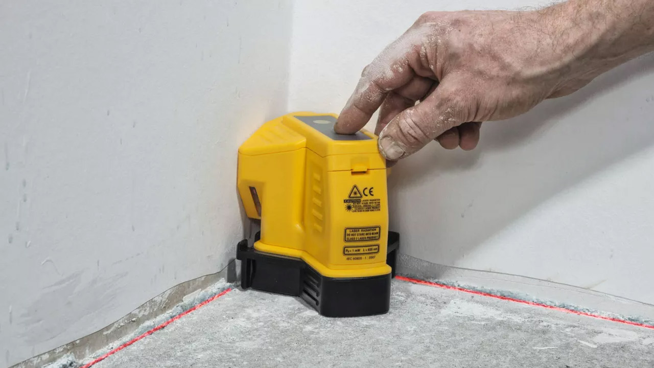 Máy ke góc vuông bằng laser, phạm vi 15m, hàng chính hãng Stabila