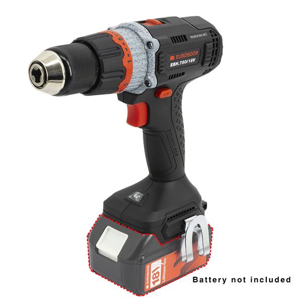 Máy khoan pin EBH.750/18V dùng trong gia công kim loại