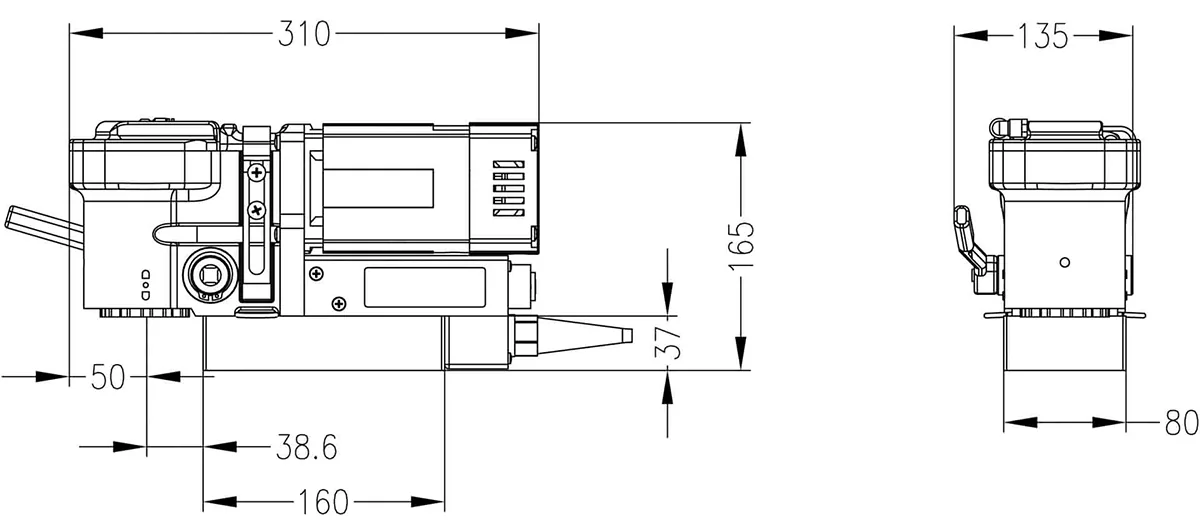 thông số chi tiết máy khoan từ eco.36 Euroboor