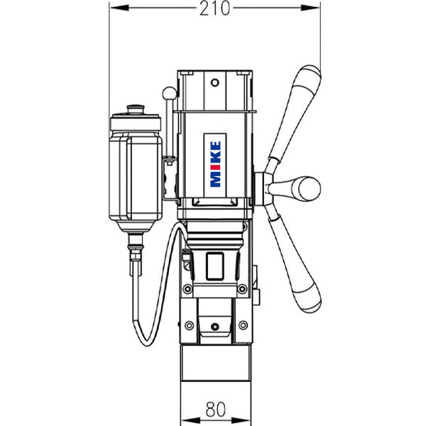 ECO40 Máy khoan từ Ø12-40mm, lực từ 15000N Euroboor Hà Lan
