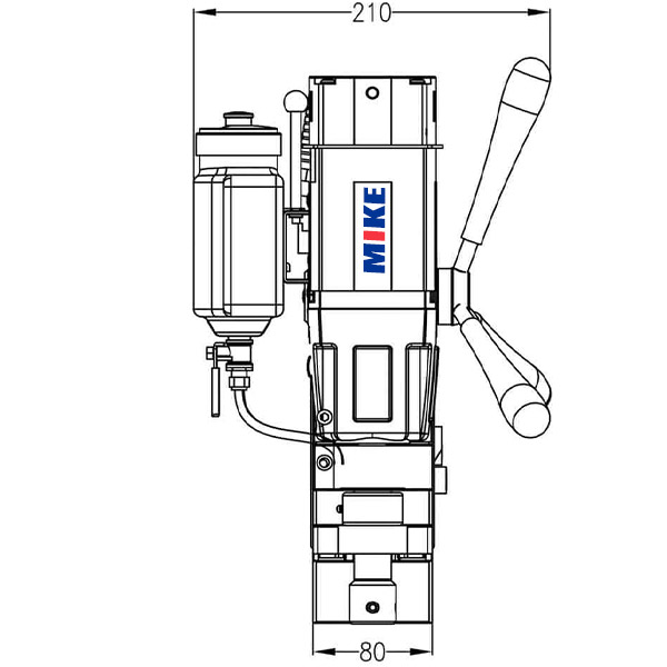 ECO40 Máy khoan từ Ø12-40mm, lực từ 15000N Euroboor Hà Lan