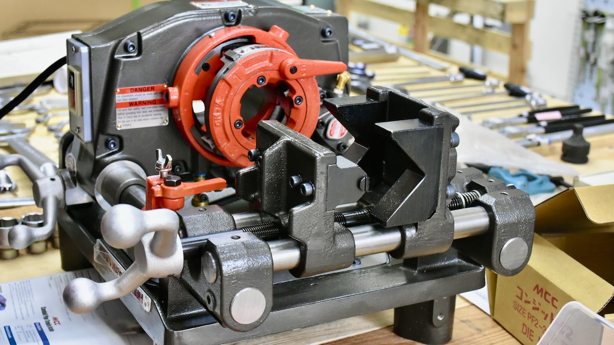 CM82 máy tiện ren ống nước, ống cứu hỏa. MCC Japan