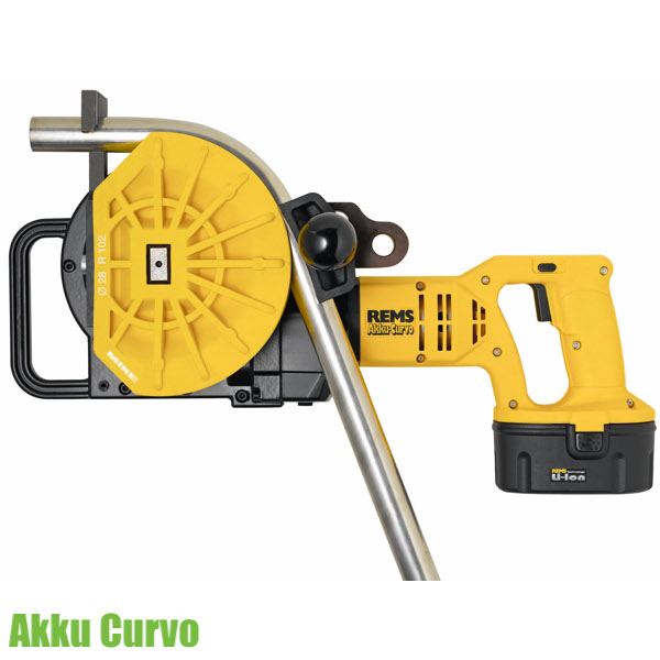 Máy uốn ống chạy pin REMS Akku Curvo, đường kính tới Ø40mm