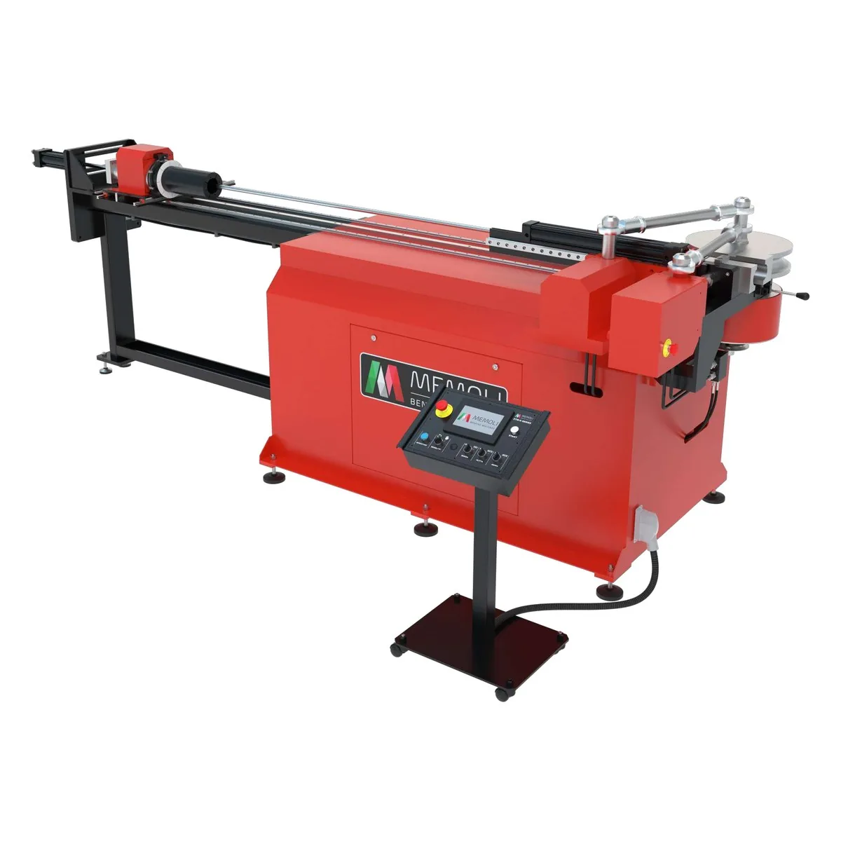 Máy uốn ống có lõi bán tự động MEMOLI ETM-H 80, ống thép Ø76 x 3 mm