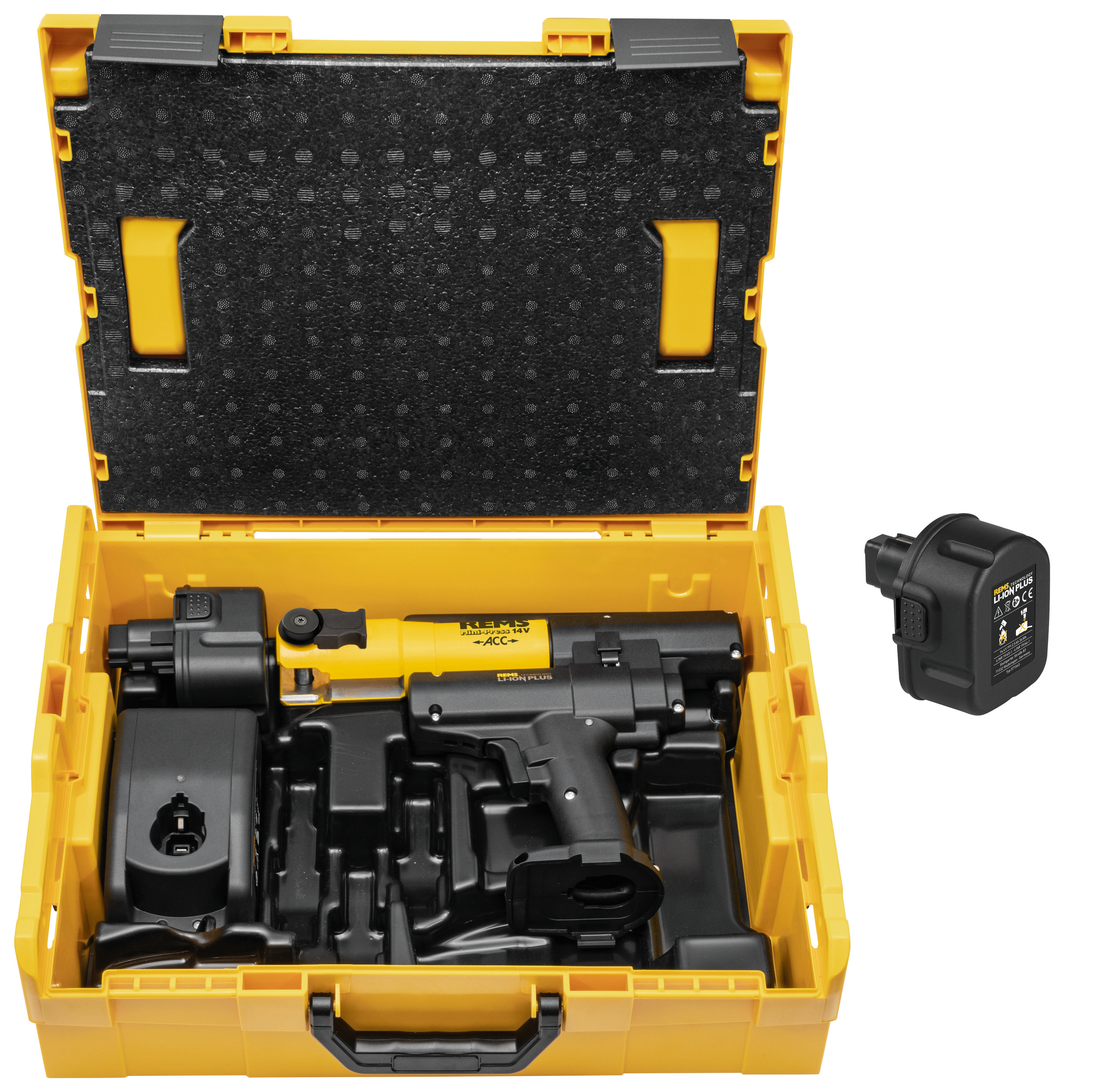 Mini-Press 14V ACC Basic-Pack L-Boxx +batt 2,5 Ah REMS 578905 R220 thumbnail 2