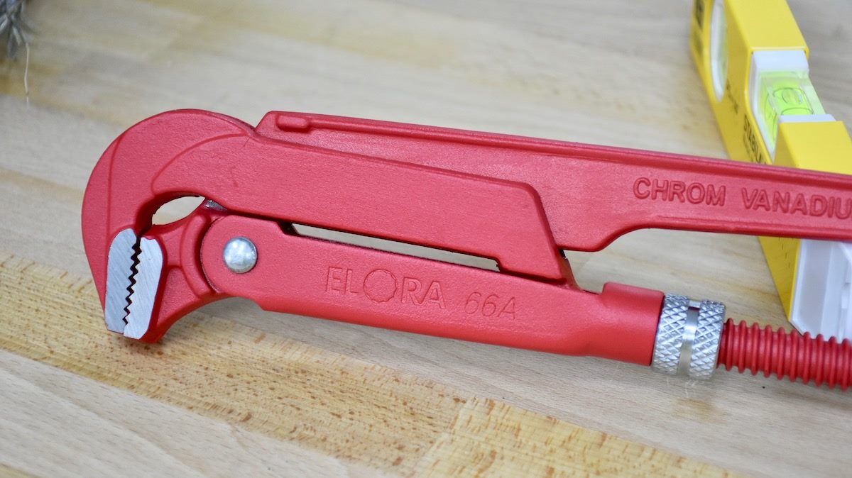 Mỏ lết ống ngàm 90 độ thuộc dòng 66A, Elora Germany