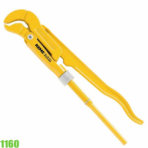 Mỏ lết răng ngàm chữ S mở ống kim loại REMS Catch S