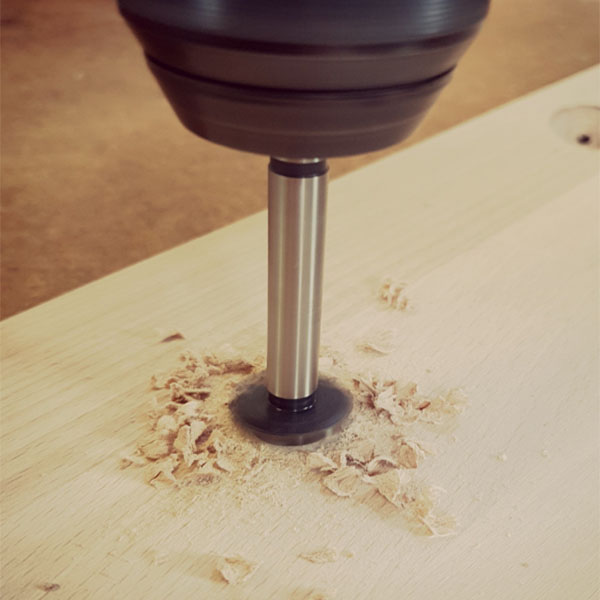 1775 Hình thực tế mũi doa lỗ khoan gỗ góc 90° chính hãng FAMAG Germany