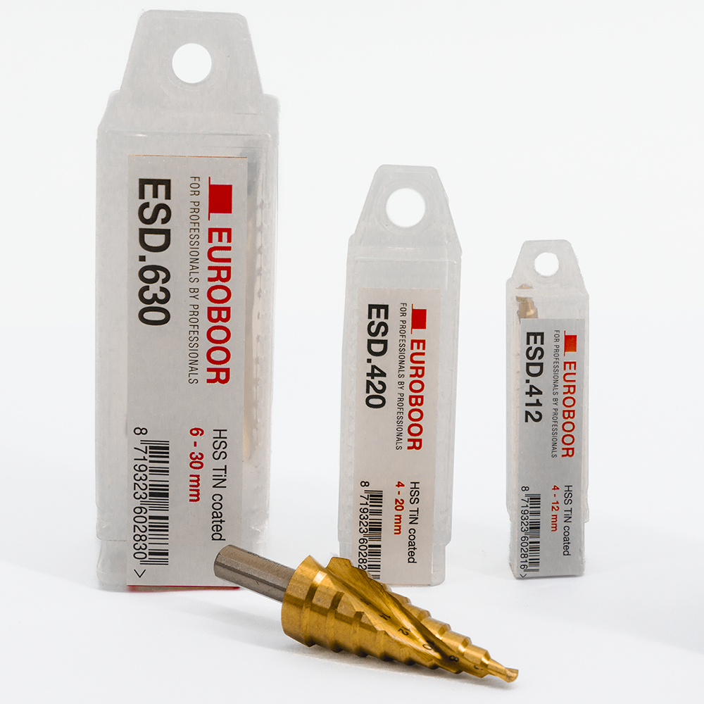 Step drill, mm. Euroboor ESD.412 - 4, 6, 12, 20, 30 thumbnail 2