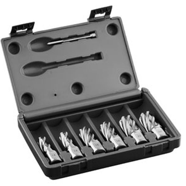 Bộ mũi khoan, HSS, DoC 30 mm, Dmin 12 mm, Dmax 22 mm. Euroboor HCS.KIT/TF - 3/4, 19.05