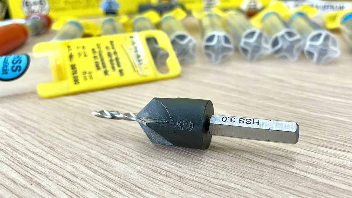 Mũi vát mép gỗ và khoan có chuôi lục giác 6.3mm FAMAG 3572