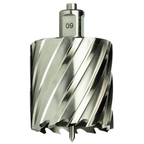 Annular cutter, HSS, D 32.5 mm, DoC 55 mm, Weldon. Euroboor HCL.325 - 3/4, 19.05 thumbnail 3