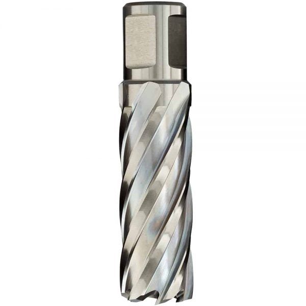 Annular cutter, HSS, D 34.5 mm, DoC 55 mm, Weldon. Euroboor HCL.345 - 3/4, 19.05