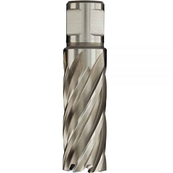 Annular cutter, HSS-Co, D 27 mm, DoC 55 mm, Weldon. Euroboor IBL.270 - 3/4, 19.05