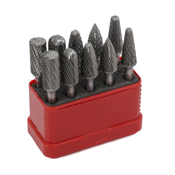 Bộ mũi khoan xoay, cắt đôi, D 12 mm. Euroboor RBS.1012 - 15/64, 6